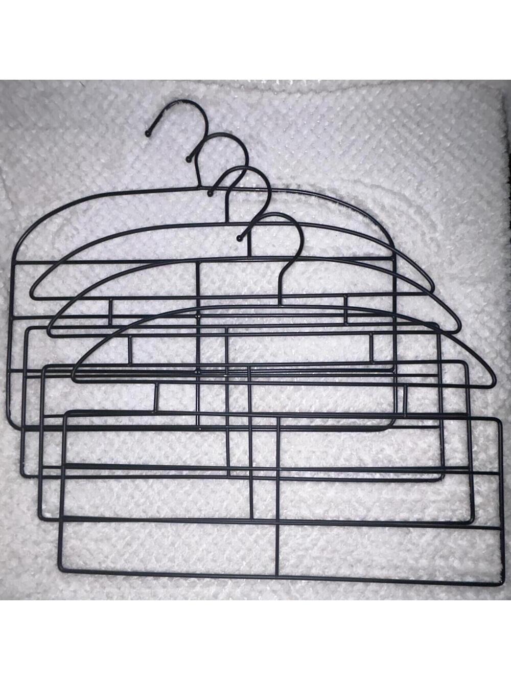 Multiple Item Metal Hangers Set of 4